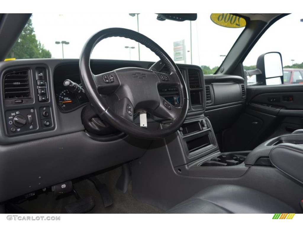 2006 Silverado 3500 LT Crew Cab 4x4 Dually - Graystone Metallic / Dark Charcoal photo #10