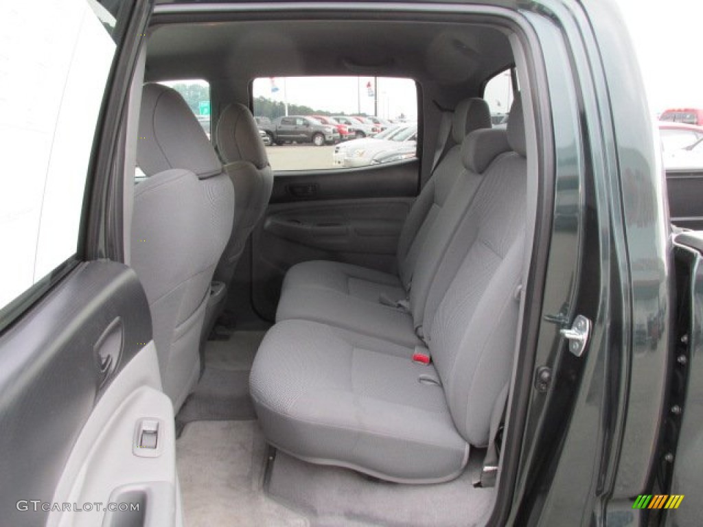 2011 Tacoma V6 TRD Sport Double Cab 4x4 - Timberland Green Mica / Graphite Gray photo #14