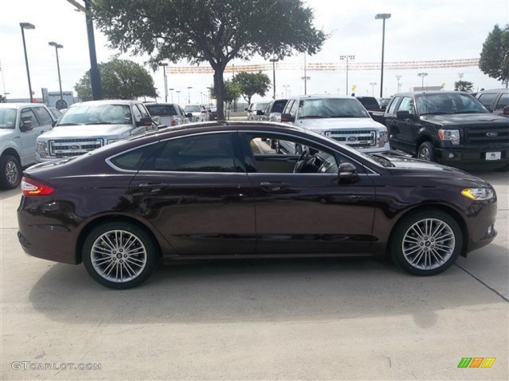 2013 Fusion SE 1.6 EcoBoost - Bordeaux Reserve Red Metallic / Dune photo #6