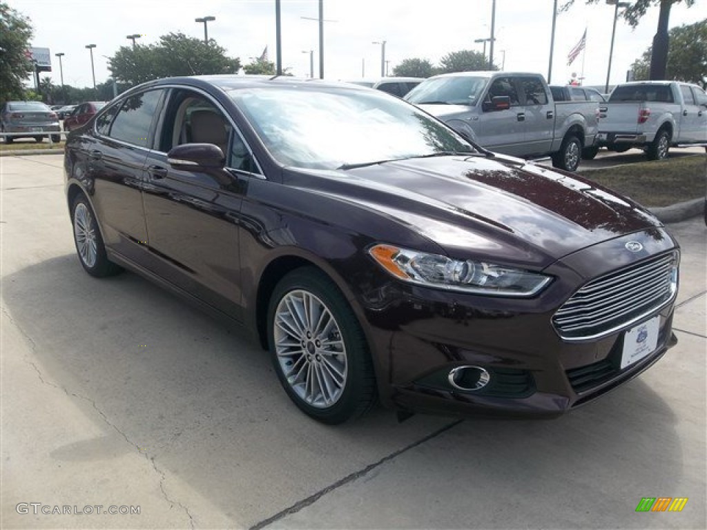 2013 Fusion SE 1.6 EcoBoost - Bordeaux Reserve Red Metallic / Dune photo #7
