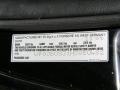 Info Tag of 1987 911 Turbo Coupe