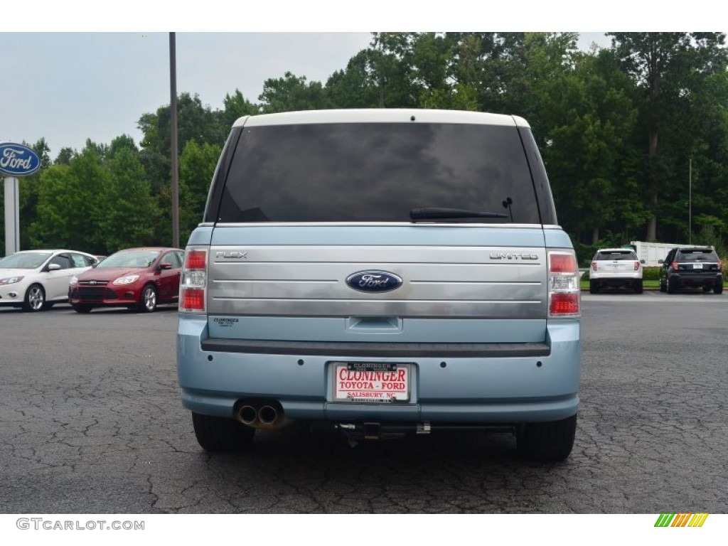 2009 Flex Limited - Light Ice Blue Metallic / Medium Light Stone photo #4
