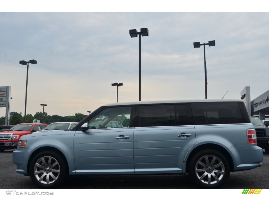 2009 Flex Limited - Light Ice Blue Metallic / Medium Light Stone photo #5
