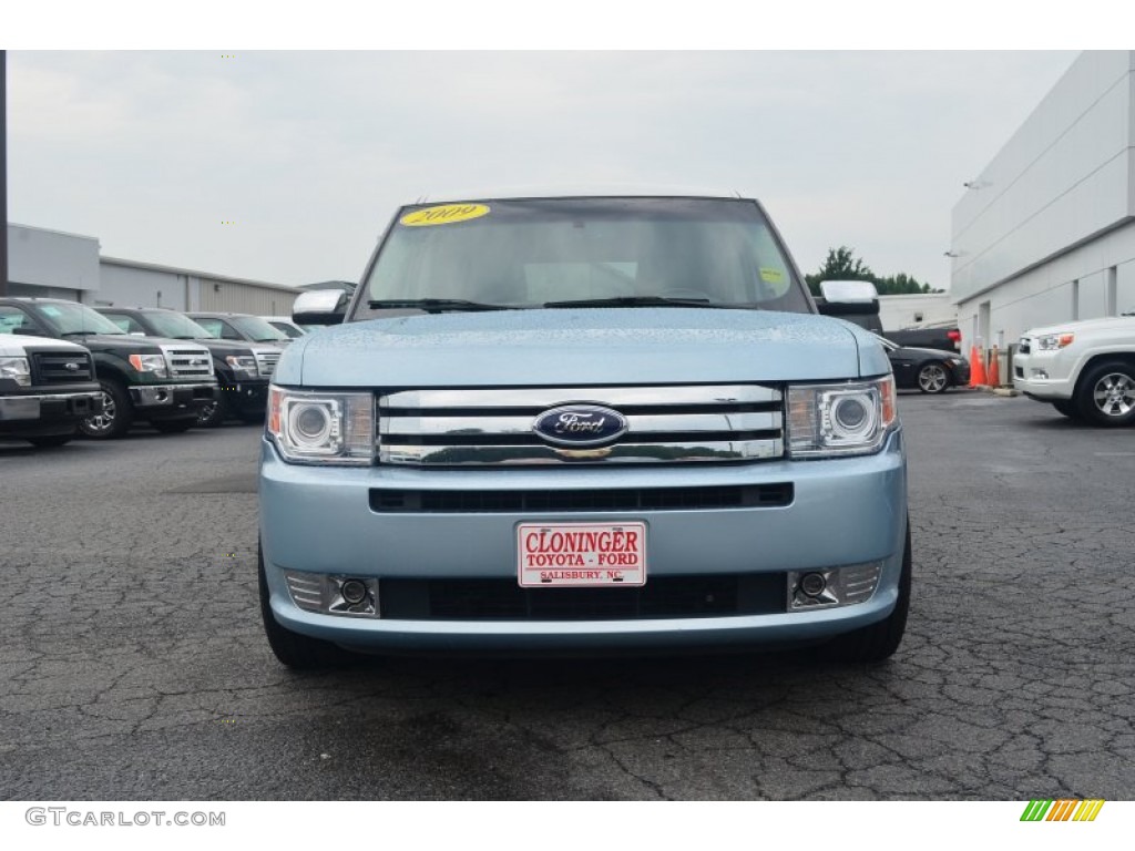 2009 Flex Limited - Light Ice Blue Metallic / Medium Light Stone photo #7