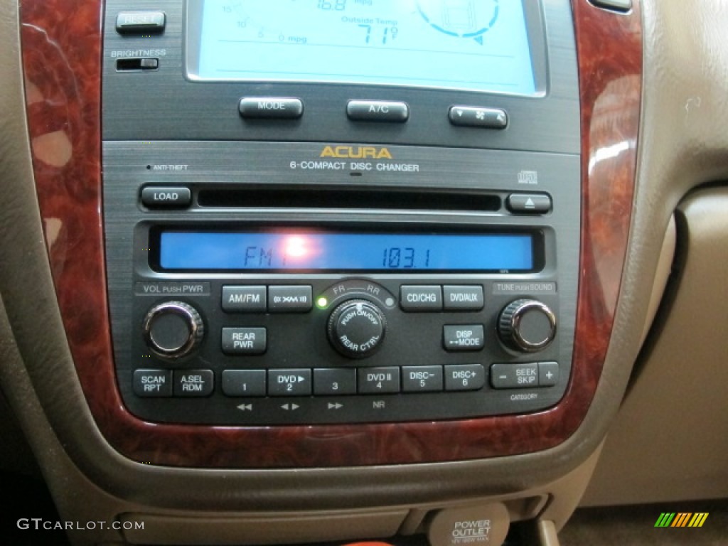 2005 MDX Touring - Desert Rock Metallic / Saddle photo #32