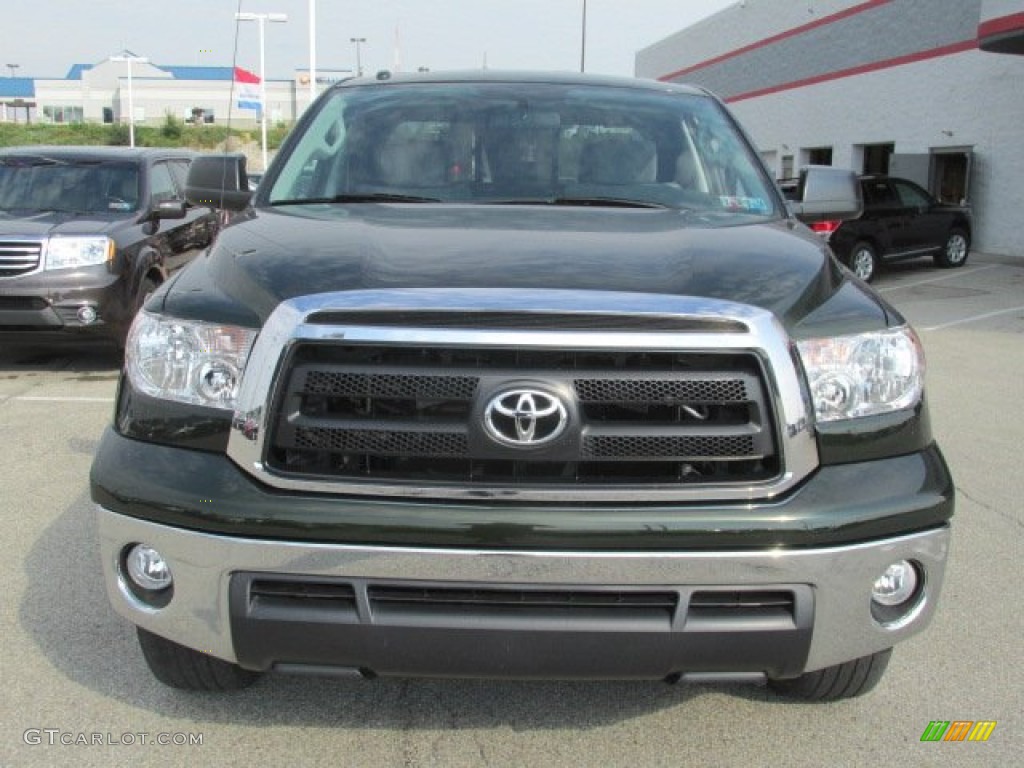 2010 Tundra SR5 Double Cab 4x4 - Spruce Green Mica / Graphite Gray photo #3