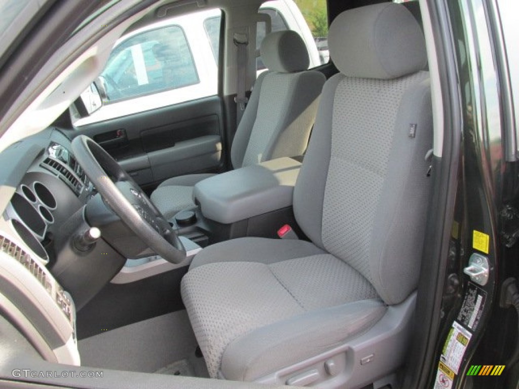 2010 Tundra SR5 Double Cab 4x4 - Spruce Green Mica / Graphite Gray photo #11