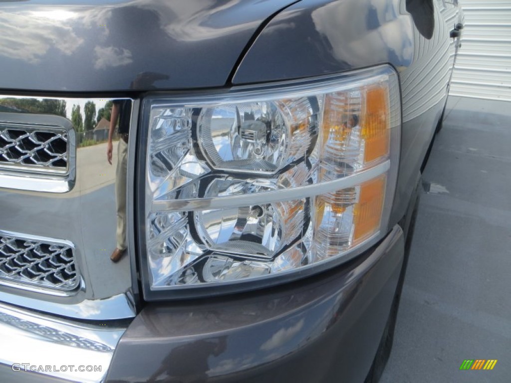 2010 Silverado 1500 LT Crew Cab 4x4 - Taupe Gray Metallic / Light Titanium/Ebony photo #9