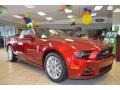 2014 Ruby Red Ford Mustang V6 Premium Convertible  photo #1