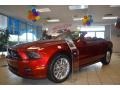 2014 Ruby Red Ford Mustang V6 Premium Convertible  photo #22