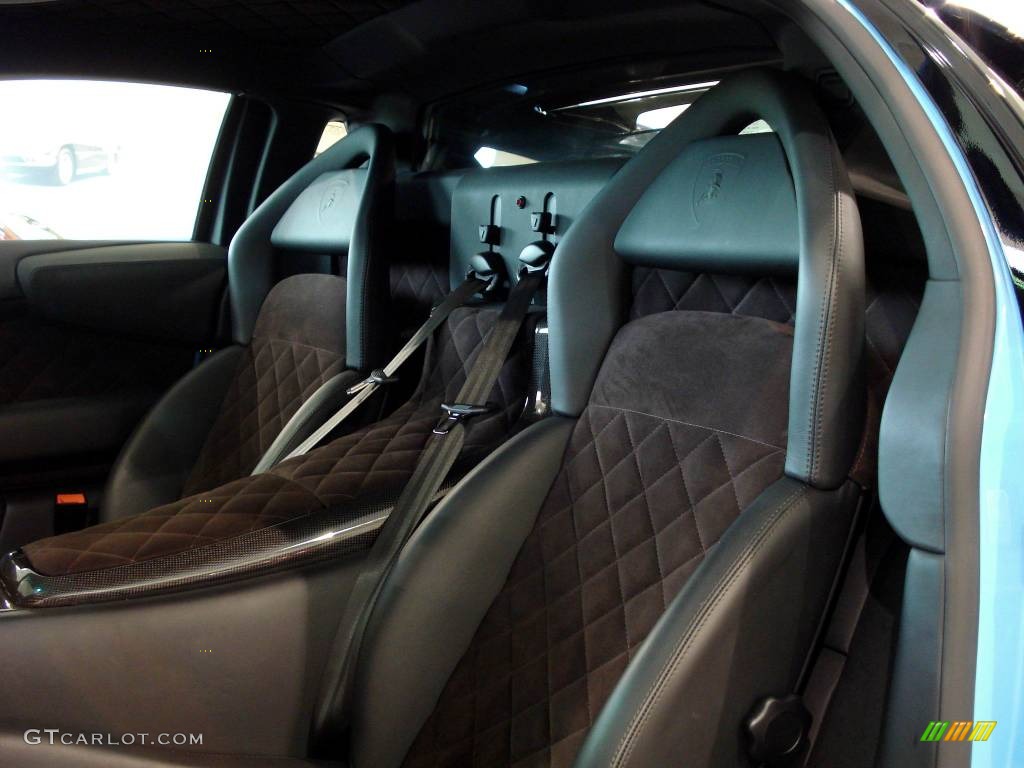 Nero Perseus/Marrone Janus Interior 2008 Lamborghini Murcielago LP640 Coupe Photo #840544
