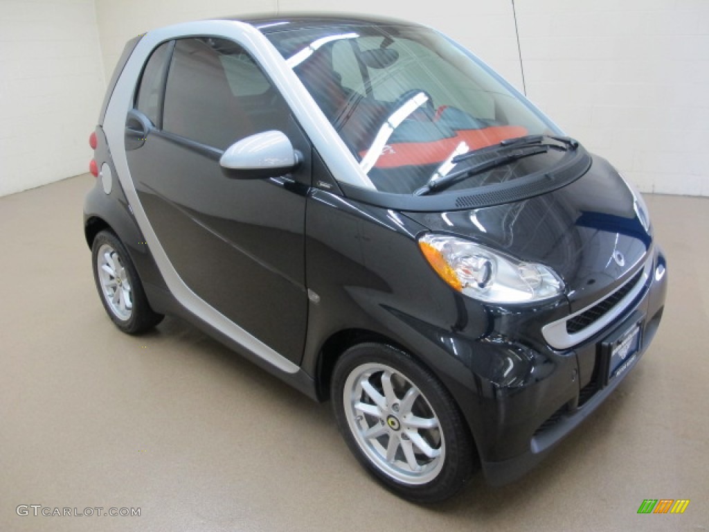 2008 fortwo passion coupe - Deep Black / Design Red photo #1