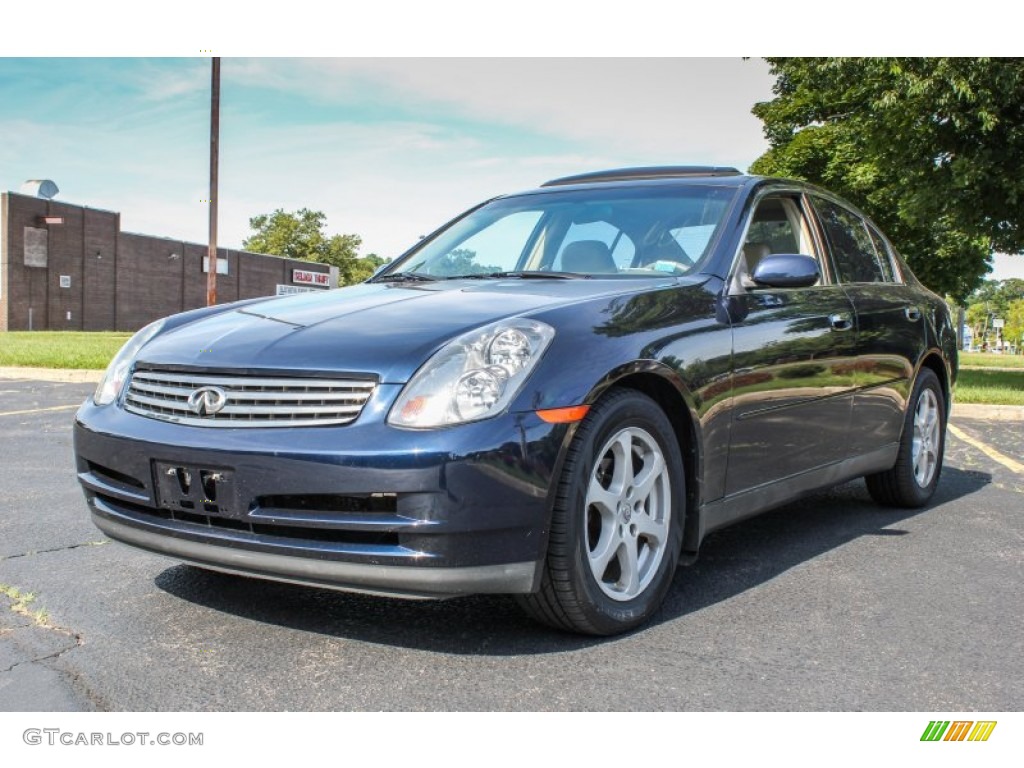 2004 G 35 x Sedan - Twilight Blue / Graphite photo #1