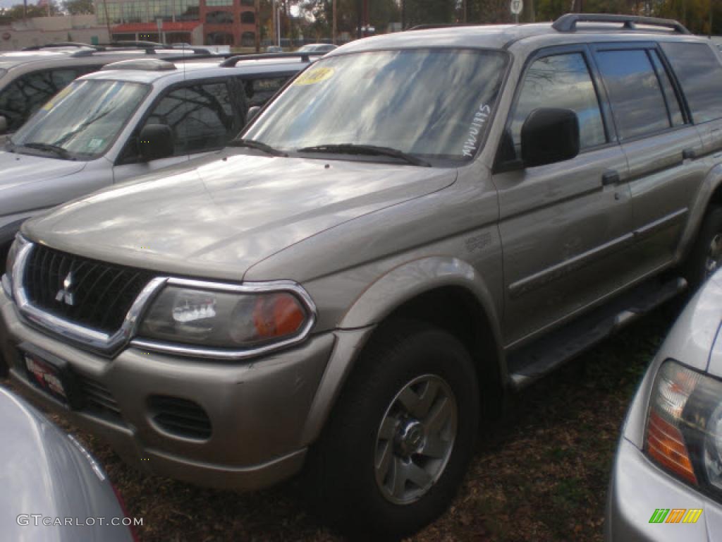 2003 Montero Sport XLS 4x4 - Sudan Beige Metallic / Tan photo #1