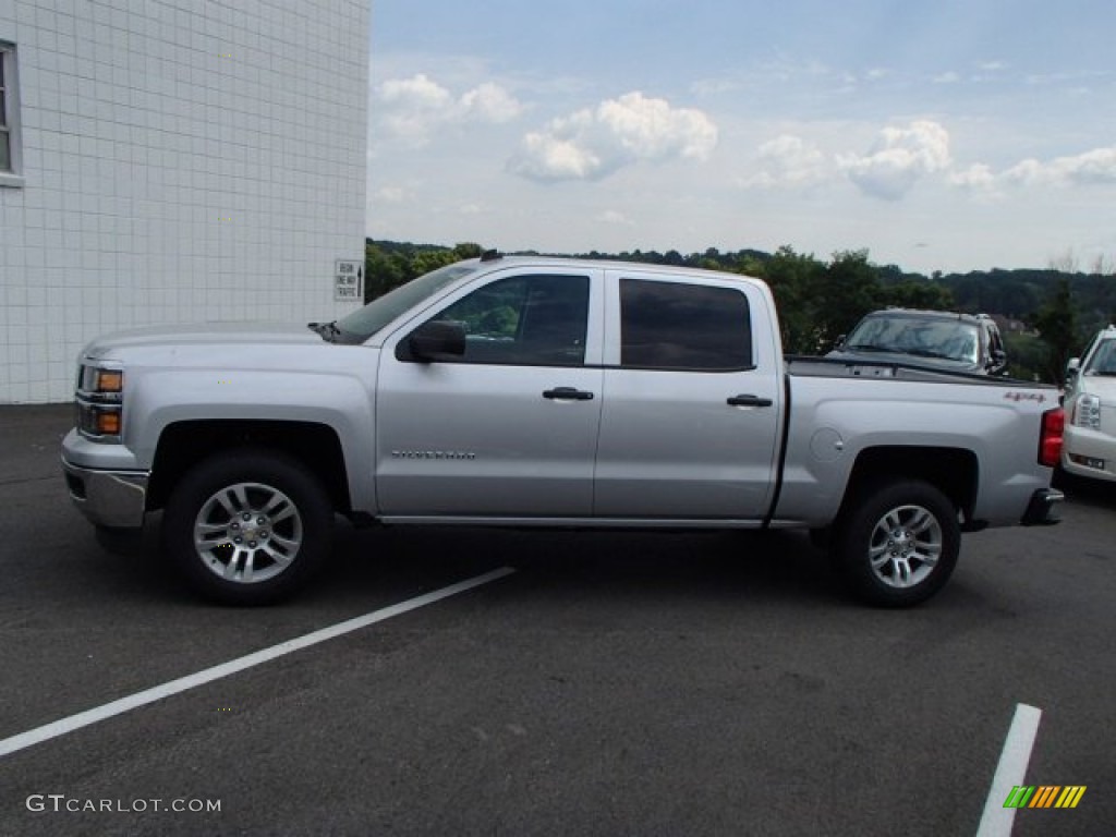 2014 Silverado 1500 LT Crew Cab 4x4 - Silver Ice Metallic / Jet Black photo #1