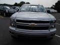 2014 Silver Ice Metallic Chevrolet Silverado 1500 LT Crew Cab 4x4  photo #3