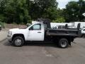 2013 Summit White Chevrolet Silverado 3500HD WT Regular Cab 4x4 Dump Truck  photo #1