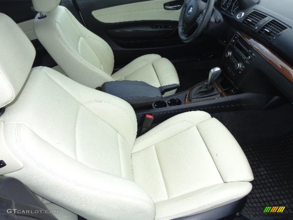 2009 1 Series 128i Convertible - Alpine White / Taupe photo #13