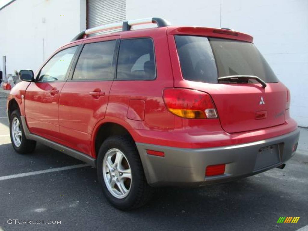 2003 Outlander LS - Rio Red Pearl / Charcoal photo #4