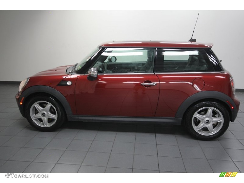 2007 Cooper Hardtop - Nightfire Red Metallic / Carbon Black/Carbon Black photo #2
