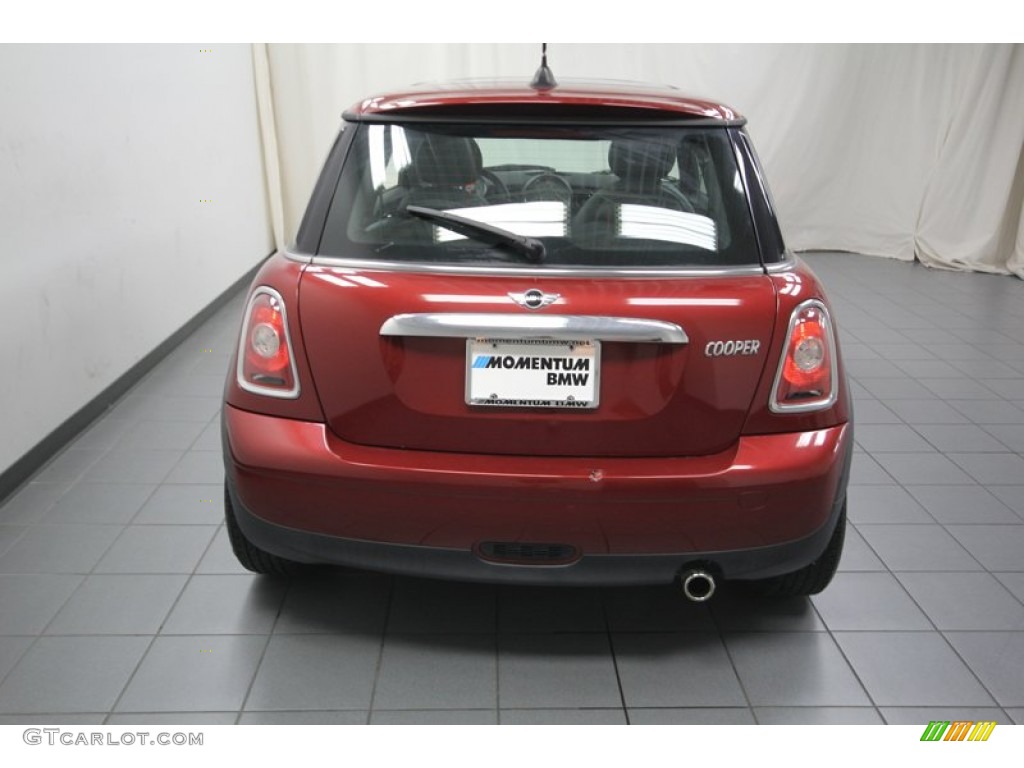 2007 Cooper Hardtop - Nightfire Red Metallic / Carbon Black/Carbon Black photo #12