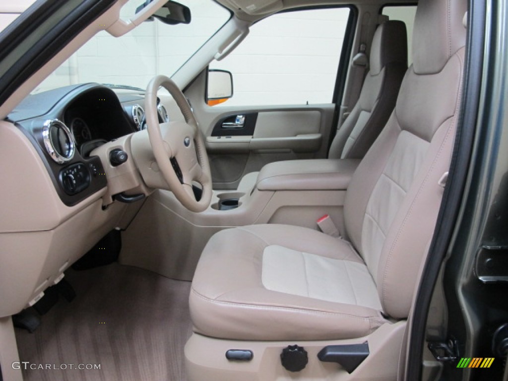 Medium Parchment Interior 2005 Ford Expedition Eddie Bauer 4x4 Photo #84058328