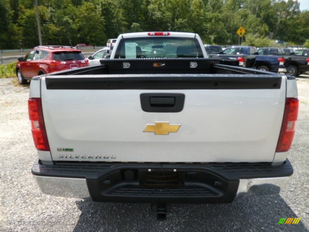 2011 Silverado 1500 Regular Cab 4x4 - Sheer Silver Metallic / Dark Titanium photo #6