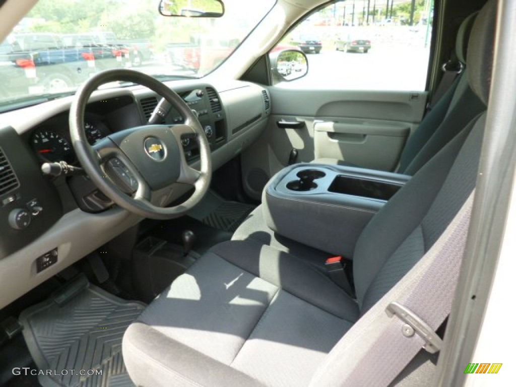 2011 Silverado 1500 Regular Cab 4x4 - Sheer Silver Metallic / Dark Titanium photo #12