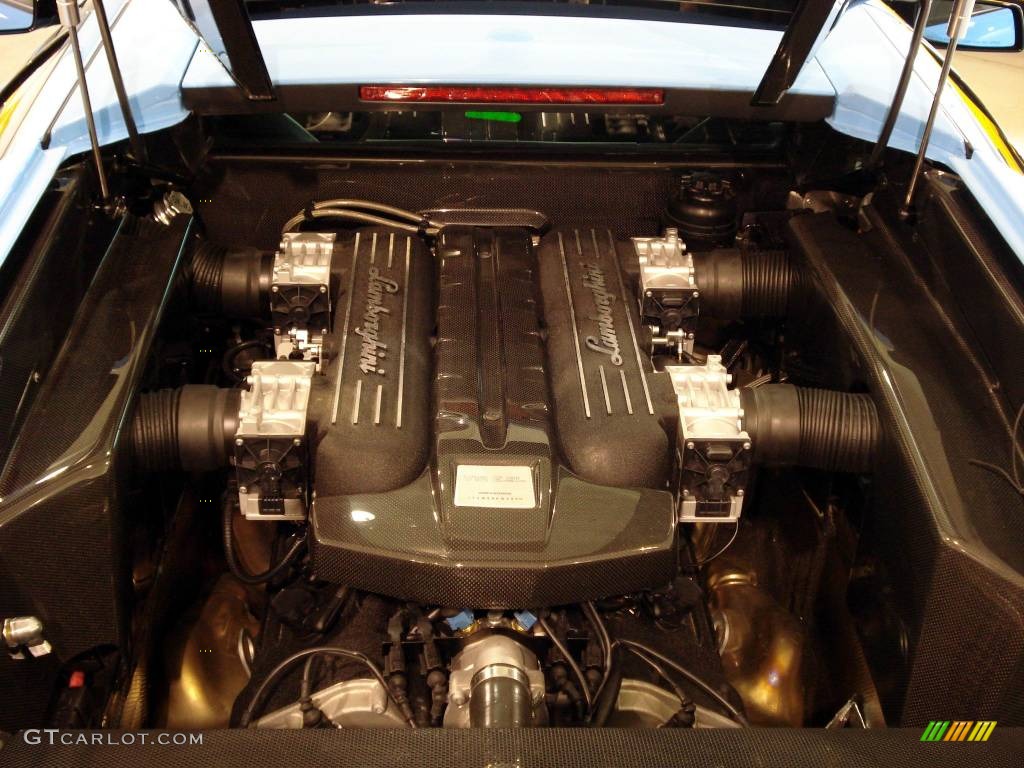 2008 Lamborghini Murcielago LP640 Coupe 6.5 Liter DOHC 48-Valve VVT V12 Engine Photo #840594