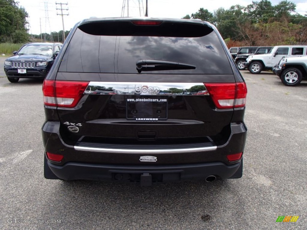 2013 Grand Cherokee Overland Summit 4x4 - Rugged Brown Pearl / New Saddle/Black photo #5