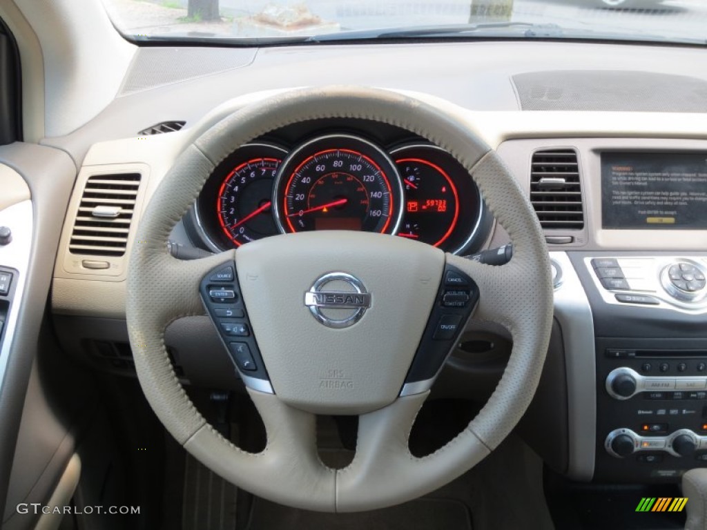 2010 Murano SL AWD - Tinted Bronze Metallic / Beige photo #18