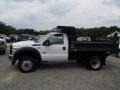 Oxford White - F550 Super Duty XL Regular Cab 4x4 Dump Truck Photo No. 5