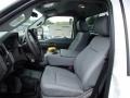  2013 F550 Super Duty XL Regular Cab 4x4 Dump Truck Steel Interior