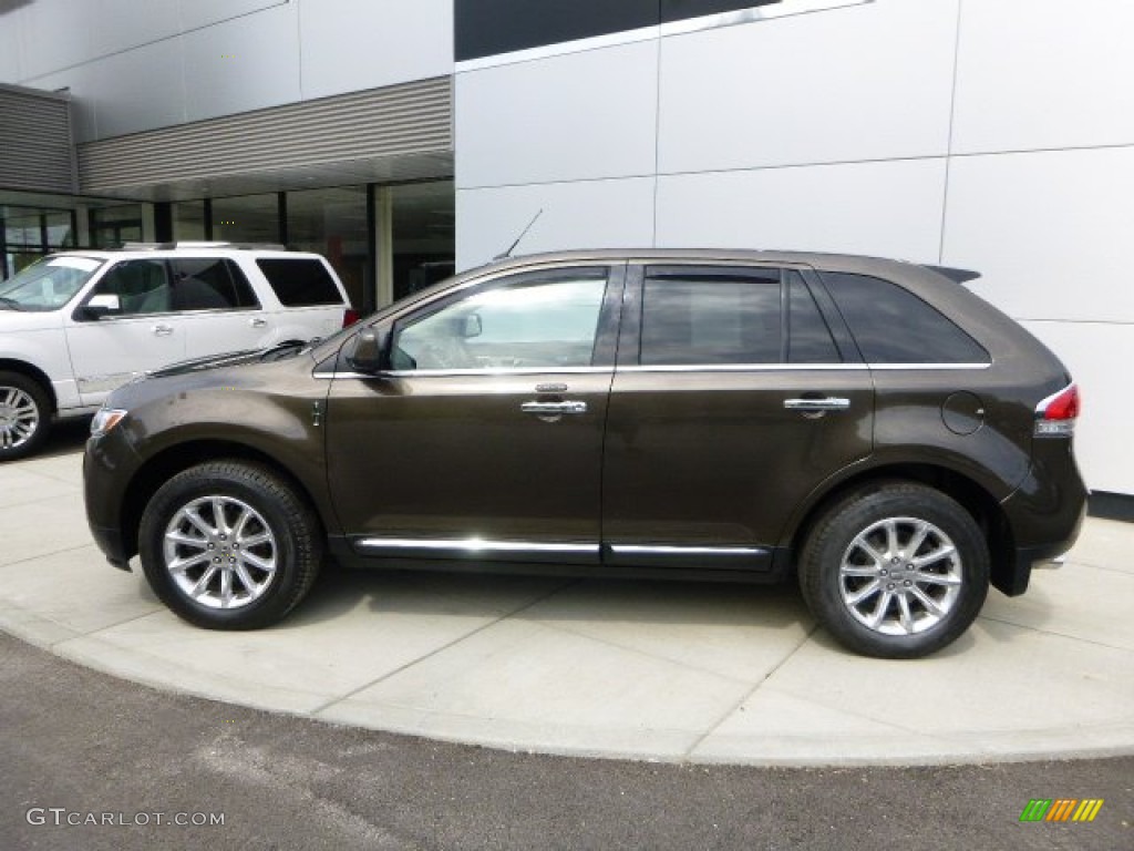 2011 MKX AWD - Earth Metallic / Medium Light Stone photo #2