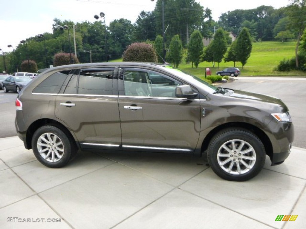 2011 MKX AWD - Earth Metallic / Medium Light Stone photo #6