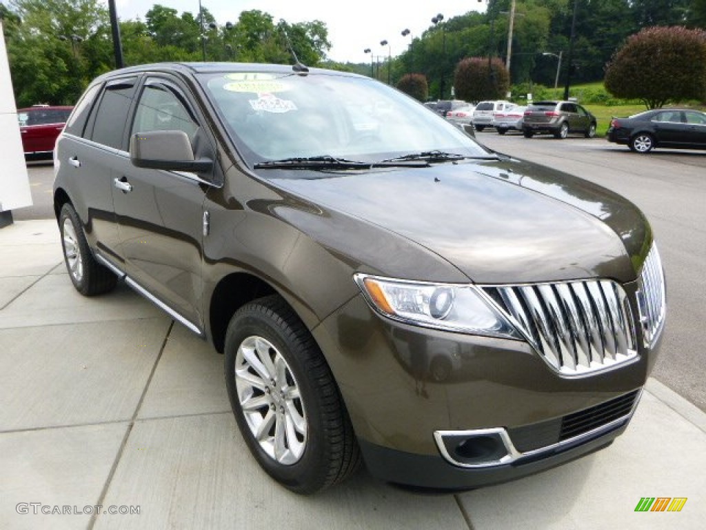 2011 MKX AWD - Earth Metallic / Medium Light Stone photo #7