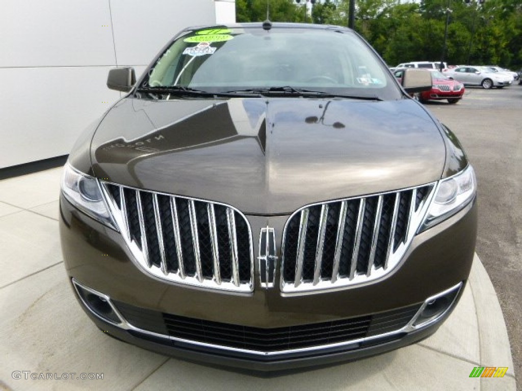 2011 MKX AWD - Earth Metallic / Medium Light Stone photo #8