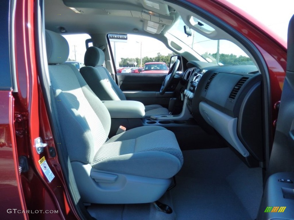 2010 Tundra SR5 Double Cab 4x4 - Salsa Red Pearl / Graphite Gray photo #19