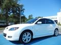 Crystal White Pearl Mica 2008 Mazda MAZDA3 s Sport Hatchback