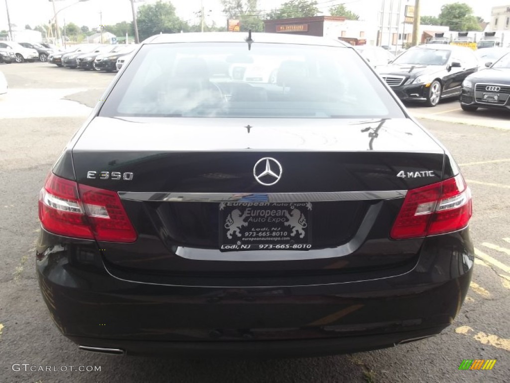 2010 E 350 4Matic Sedan - Black / Black photo #5
