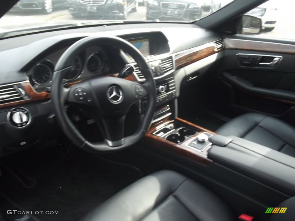 2010 E 350 4Matic Sedan - Black / Black photo #8