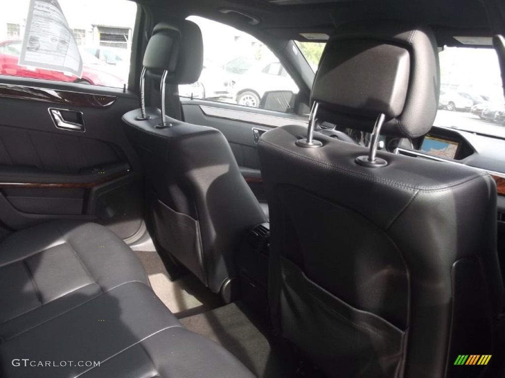 2010 E 350 4Matic Sedan - Black / Black photo #12