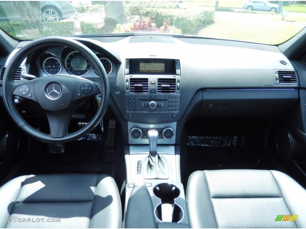 2010 Mercedes-Benz C 300 Sport 4Matic Black Dashboard Photo #84062898