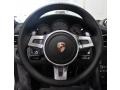Black/Stone Grey 2011 Porsche 911 Turbo S Coupe Steering Wheel