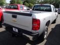 2013 Silver Ice Metallic Chevrolet Silverado 2500HD Work Truck Extended Cab 4x4  photo #4