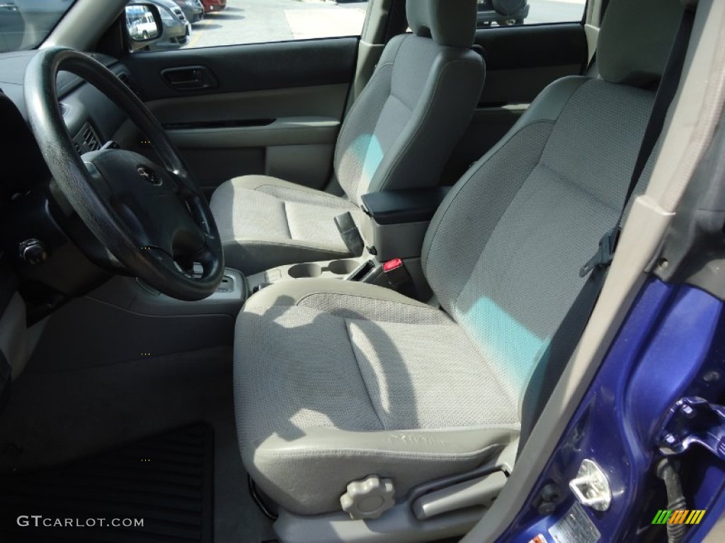 2003 Forester 2.5 X - Pacifica Blue Metallic / Gray photo #11