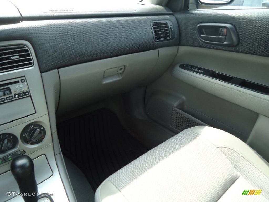 2003 Forester 2.5 X - Pacifica Blue Metallic / Gray photo #16