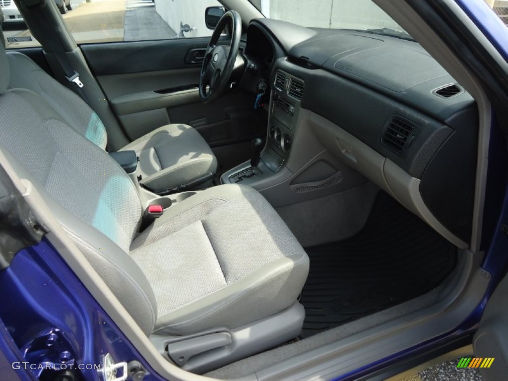 2003 Forester 2.5 X - Pacifica Blue Metallic / Gray photo #20