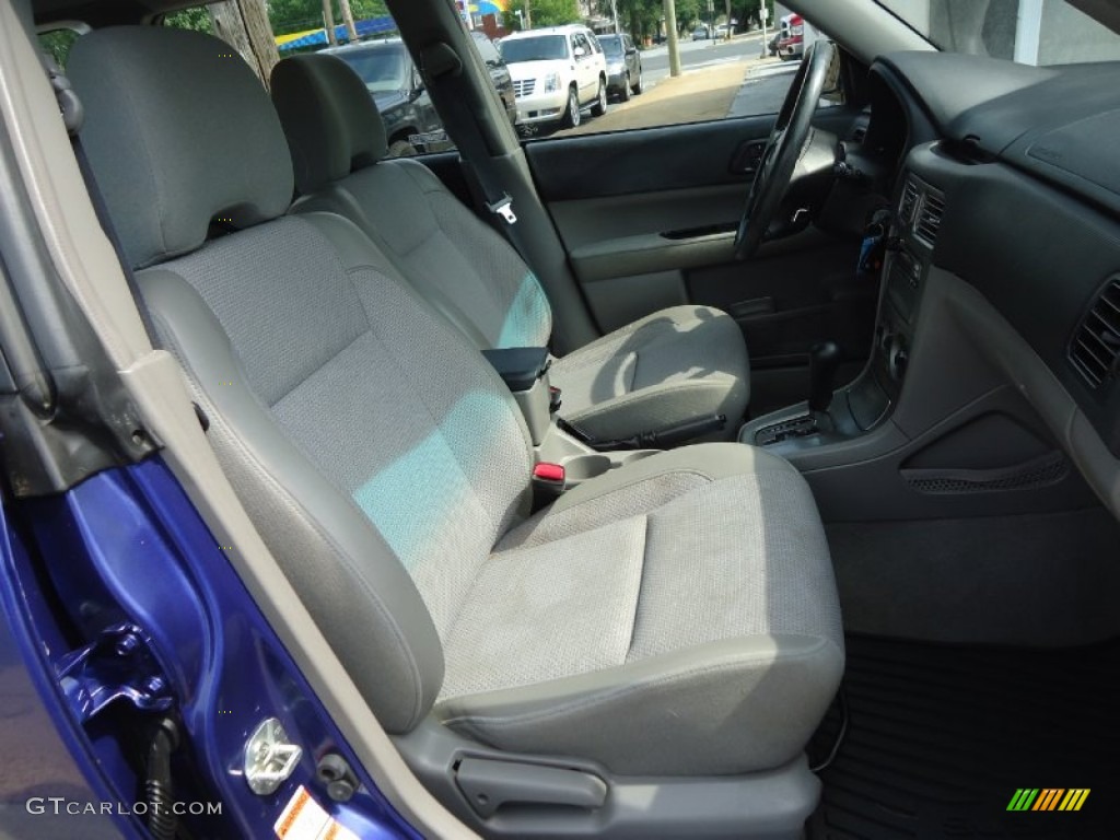 2003 Forester 2.5 X - Pacifica Blue Metallic / Gray photo #21
