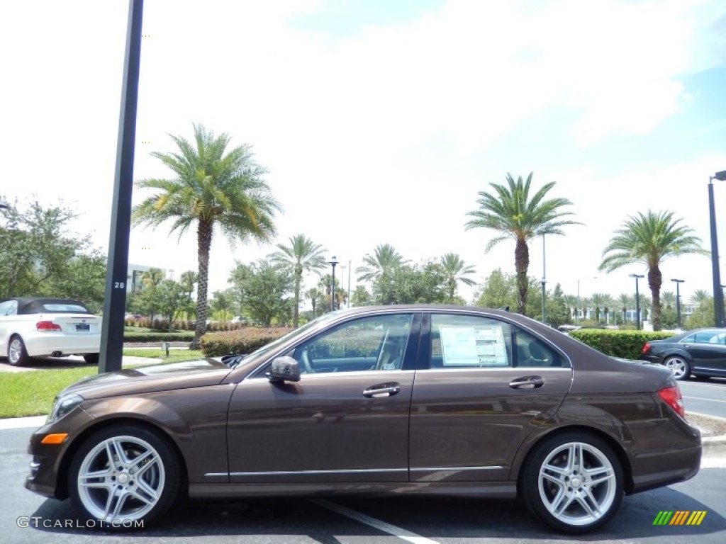Dolomite Brown Metallic 2013 Mercedes-Benz C 250 Sport Exterior Photo #84065312